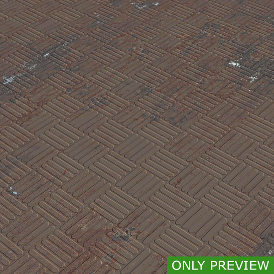 PBR substance preview metal floor rusty