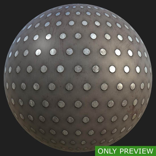 PBR substance preview metal floor rusty