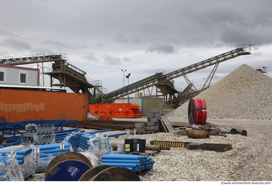 Background Gravel Quarry