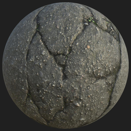 PBR texture concrete damaged