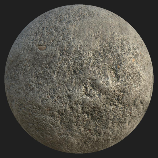 PBR texture concrete bare