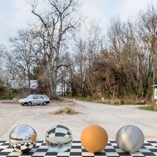 HDR panorama parking