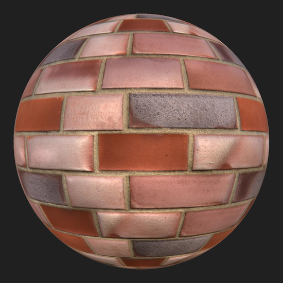 PBR texture wall bricks