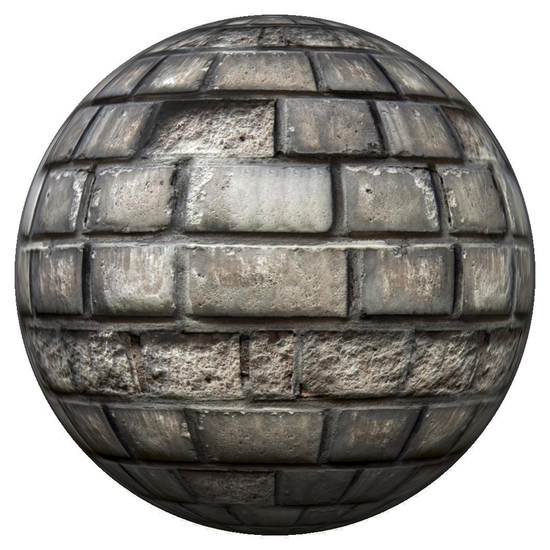 PBR texture wall bricks