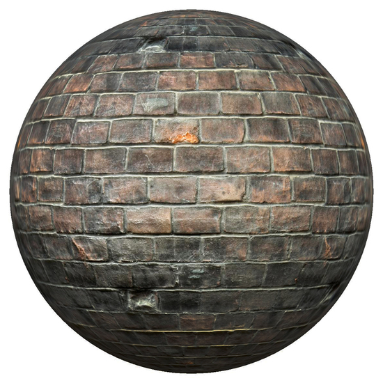 PBR texture wall bricks