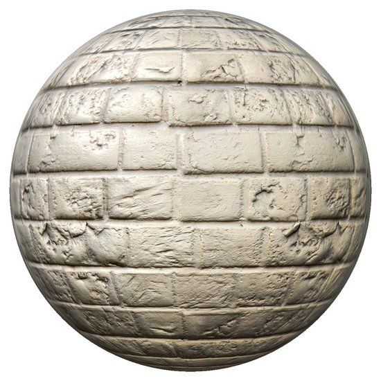 PBR texture wall bricks