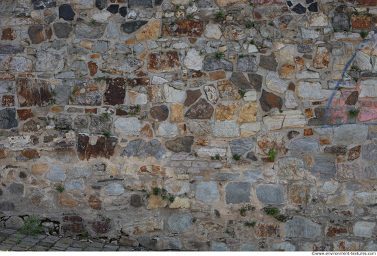 wall stones mixed size