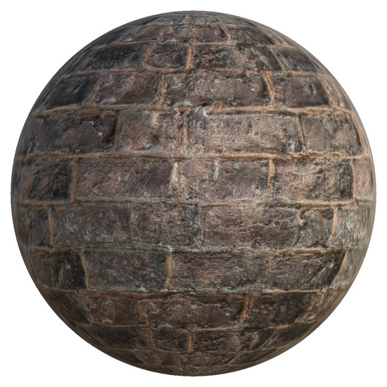 PBR texture wall bricks