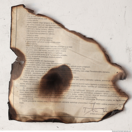 Burnt Paper