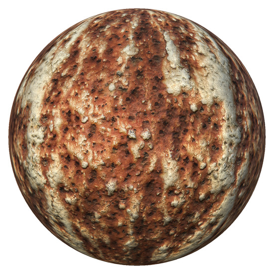 PBR texture metal rust K