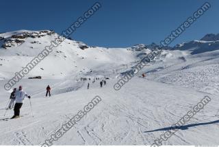 Photo Texture of Background Snowy Mountains