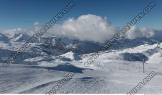 Photo Texture of Background Snowy Mountains