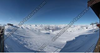 Photo Texture of Background Snowy Mountains