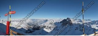 Photo Texture of Background Snowy Mountains