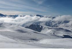 Photo Textures of Background Snowy Mountains