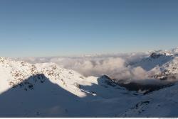 Photo Textures of Background Snowy Mountains