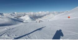 Photo Textures of Background Snowy Mountains