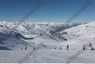 Photo Texture of Background Snowy Mountains