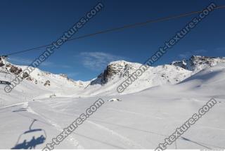 Photo Texture of Background Snowy Mountains