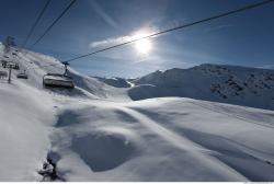 Photo Textures of Background Snowy Mountains