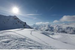 Photo Textures of Background Snowy Mountains