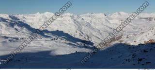 Photo Texture of Background Snowy Mountains