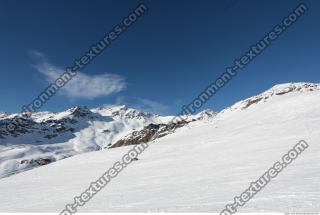 Photo Texture of Background Snowy Mountains