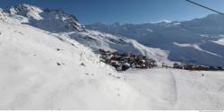 Photo Textures of Background Snowy Mountains