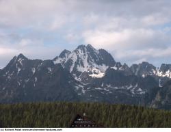 Photo Textures of Background Snowy Mountains