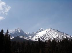 Photo Textures of Background Snowy Mountains