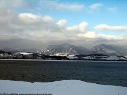 Photo Textures of Background Snowy Mountains