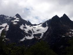 Photo Textures of Background Snowy Mountains