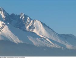 Photo Textures of Background Snowy Mountains