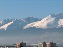 Photo Textures of Background Snowy Mountains