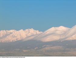 Photo Textures of Background Snowy Mountains