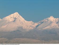 Photo Textures of Background Snowy Mountains