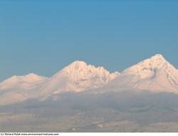 Photo Textures of Background Snowy Mountains