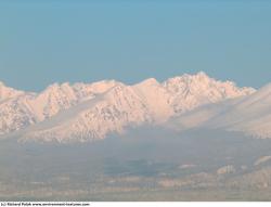 Photo Textures of Background Snowy Mountains