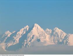 Photo Textures of Background Snowy Mountains