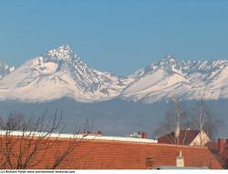 Photo Textures of Background Snowy Mountains