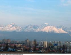 Photo Textures of Background Snowy Mountains