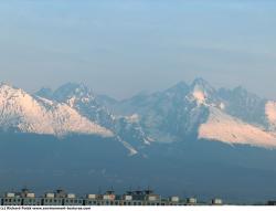 Photo Textures of Background Snowy Mountains