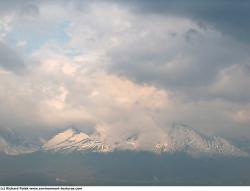 Photo Textures of Background Snowy Mountains