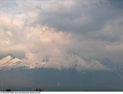 Photo Textures of Background Snowy Mountains