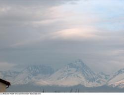 Photo Textures of Background Snowy Mountains