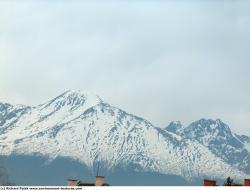 Photo Textures of Background Snowy Mountains