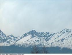 Photo Textures of Background Snowy Mountains