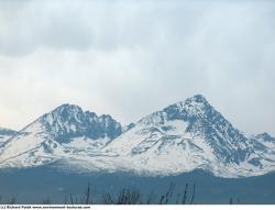 Photo Textures of Background Snowy Mountains