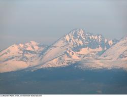 Photo Textures of Background Snowy Mountains