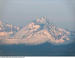 Photo Textures of Background Snowy Mountains